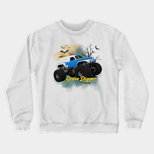 Monster Truck Grave Digger the Legend Crewneck Sweatshirt